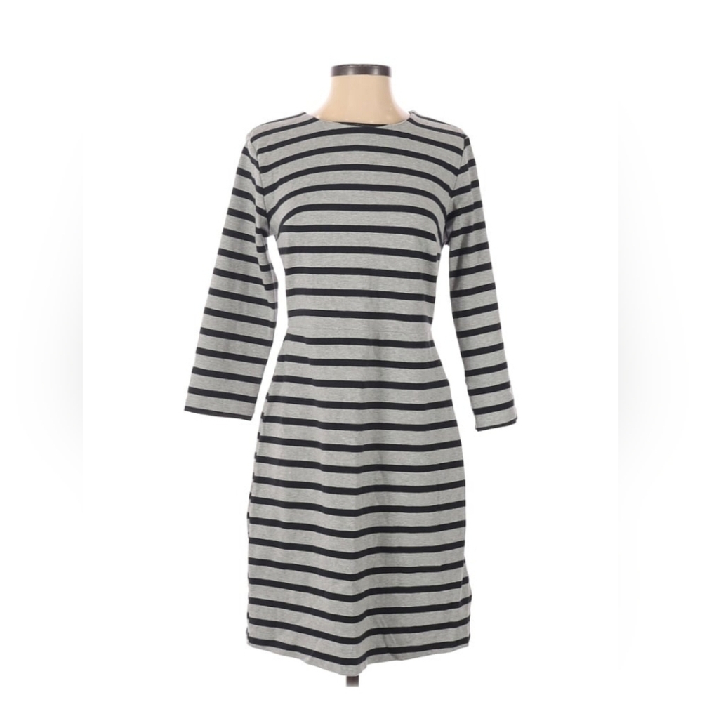 NWOT Old Navy Striped Gray Dress